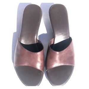 Nine West Brown Women’s Leather Sandals